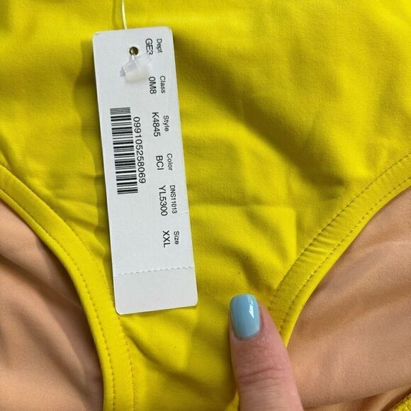 J.crew Cali hipster bikini bottoms burnished citron XXL NEW - Picture 6 of 9